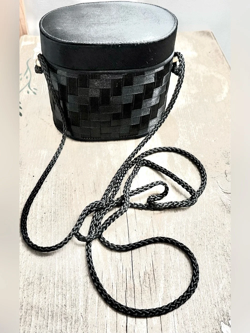 vintage cylinder evening box purse